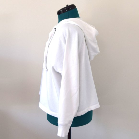 Aerie White Lace Up Hoodie - Picture 5 of 8